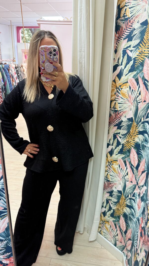 Conjunto chaqueta botones dorados Grande - Imagen 2