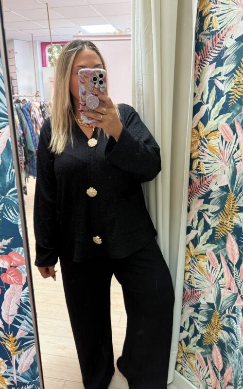 Conjunto chaqueta botones dorados Grande