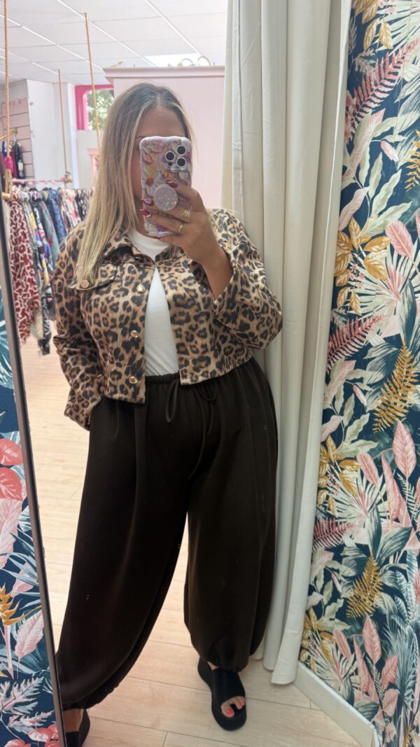 Bomber corta leopardo - Imagen 2