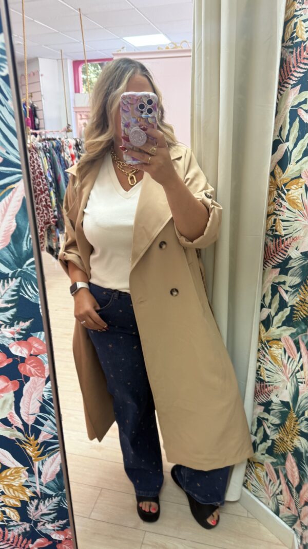 Gabardina beige - Imagen 2