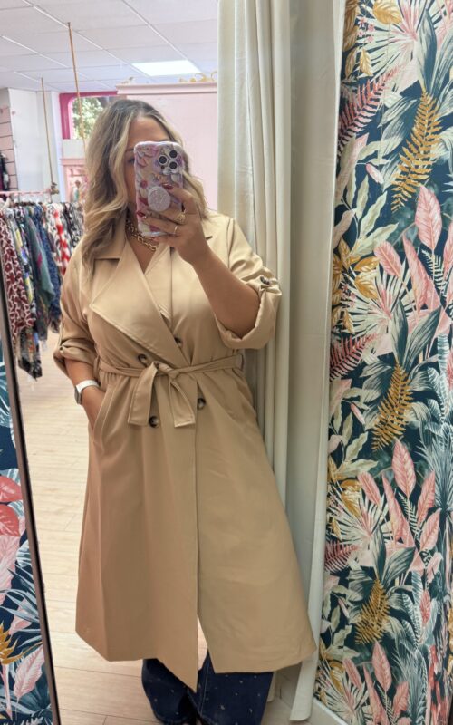 Gabardina beige