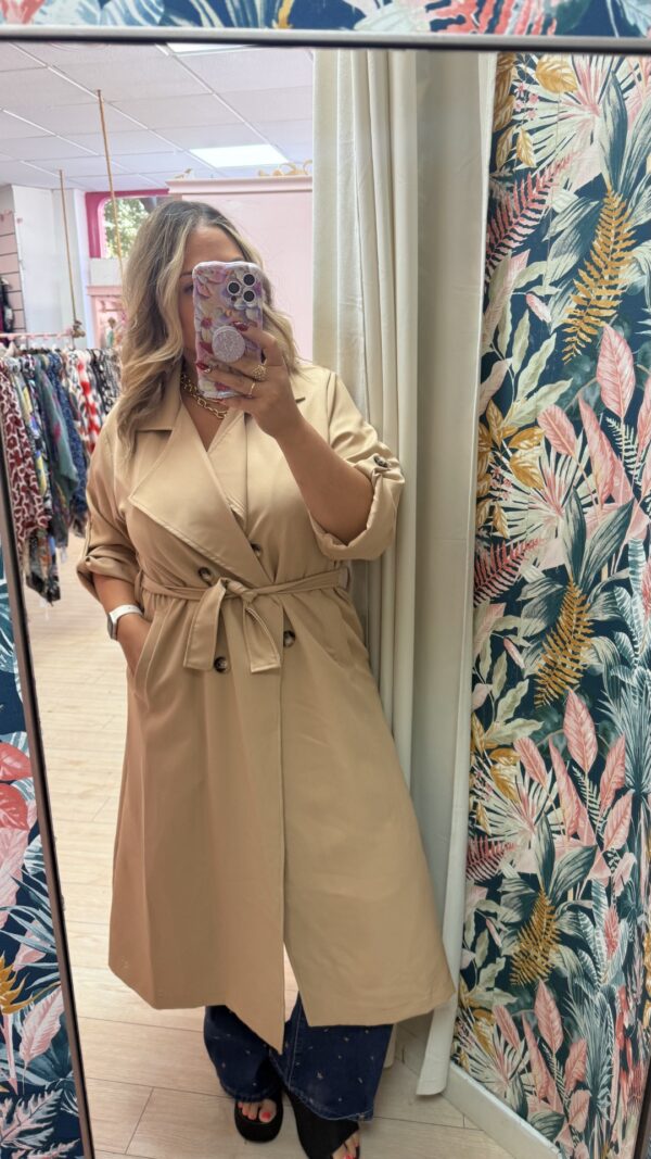 Gabardina beige