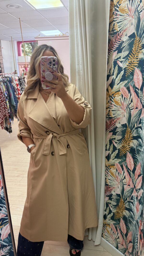 Gabardina beige - Imagen 5