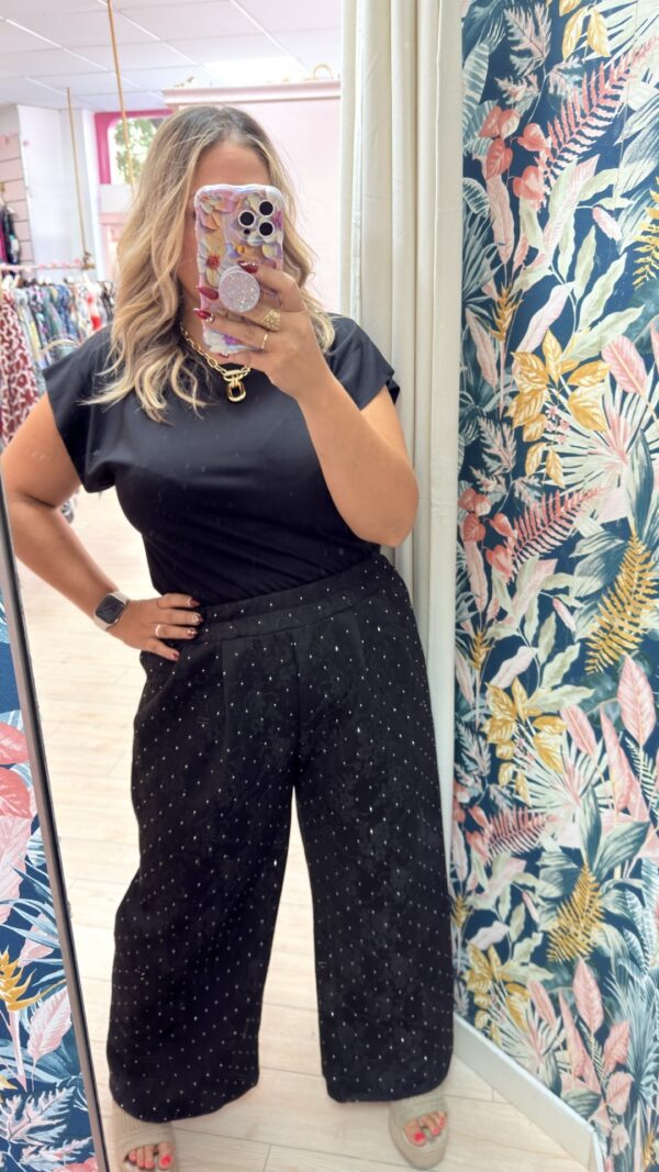 Pantalon glitter acolchado - Imagen 2