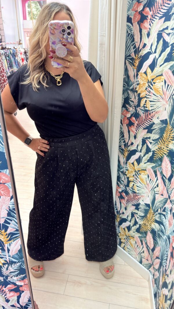 Pantalon glitter acolchado - Imagen 4