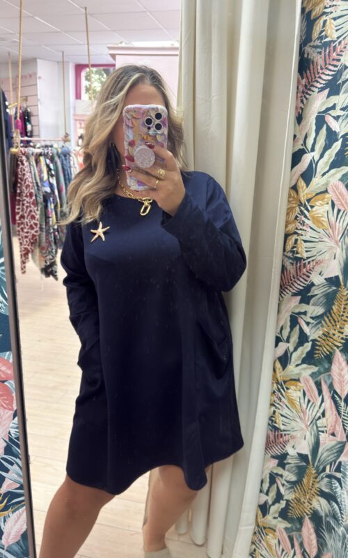 Vestido neopreno estrella