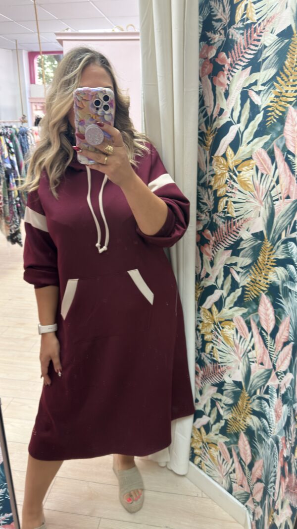 Vestido sudadera evase - Imagen 2