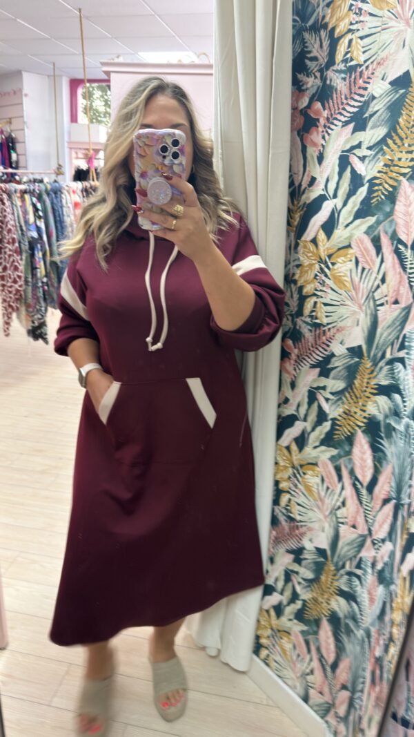 Vestido sudadera evase - Imagen 3