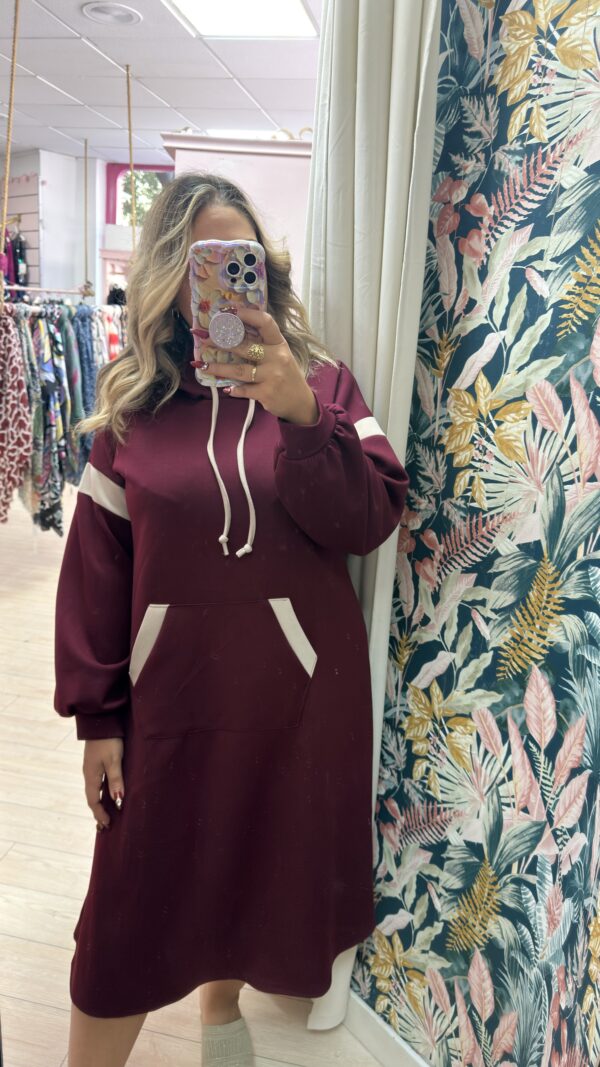 Vestido sudadera evase - Imagen 5
