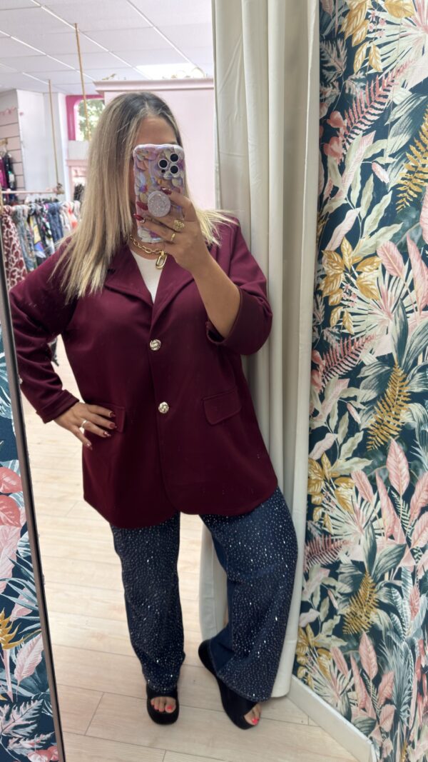 Chaqueta botones grande