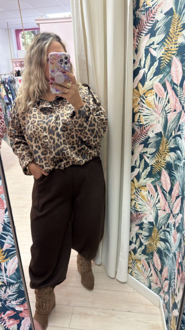 Chaqueta abullonada leopardo - Imagen 4