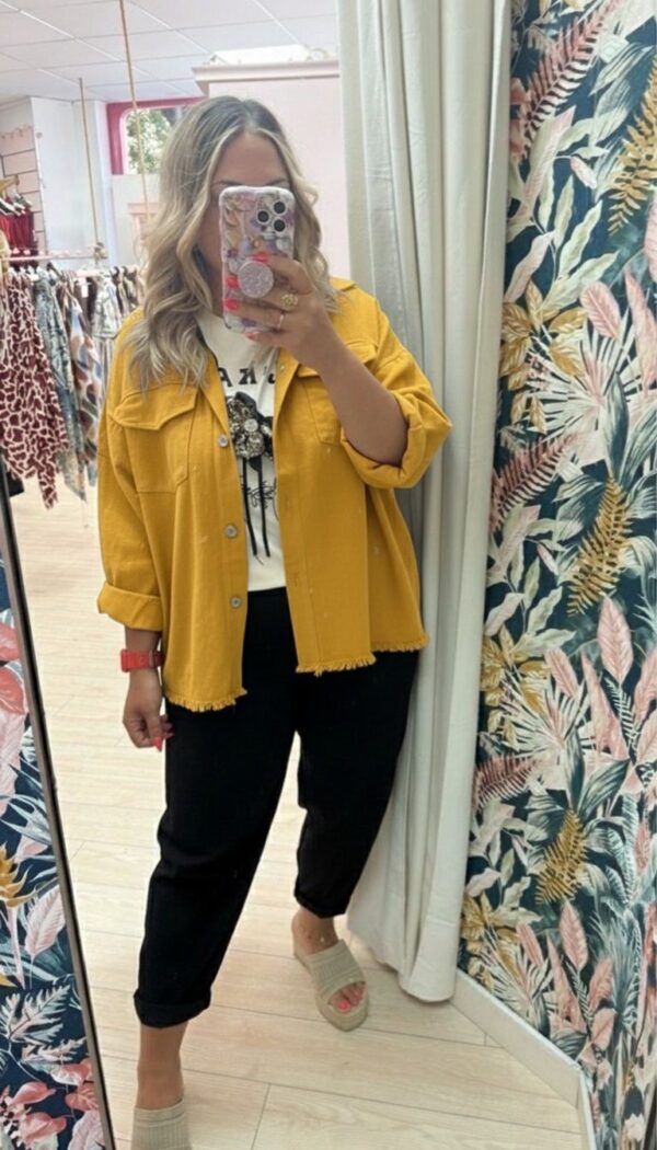 Chaqueta fina botones negro (+colores) - Imagen 3