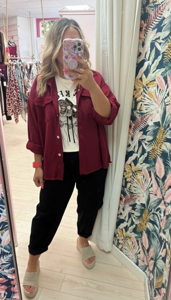 Chaqueta fina botones negro (+colores) - Imagen 4