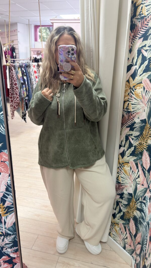 Pantalon estilo pana elastico grande - Imagen 3