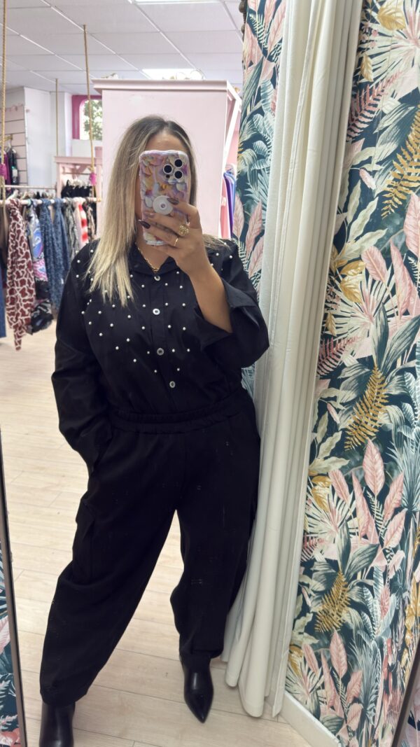 Pantalon ancho bolsillos - Imagen 2