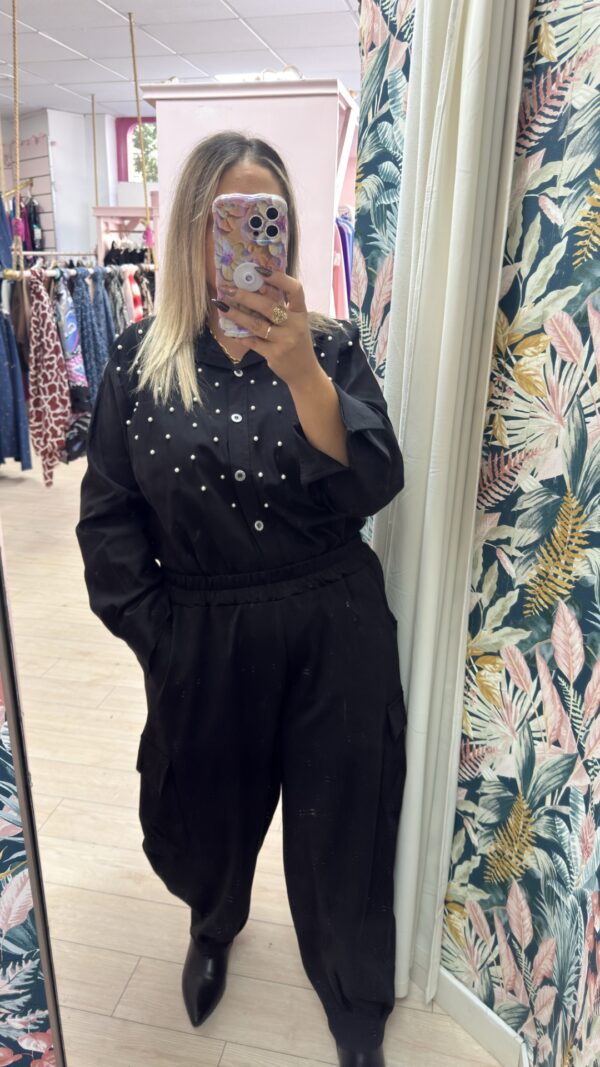 Pantalon ancho bolsillos - Imagen 3