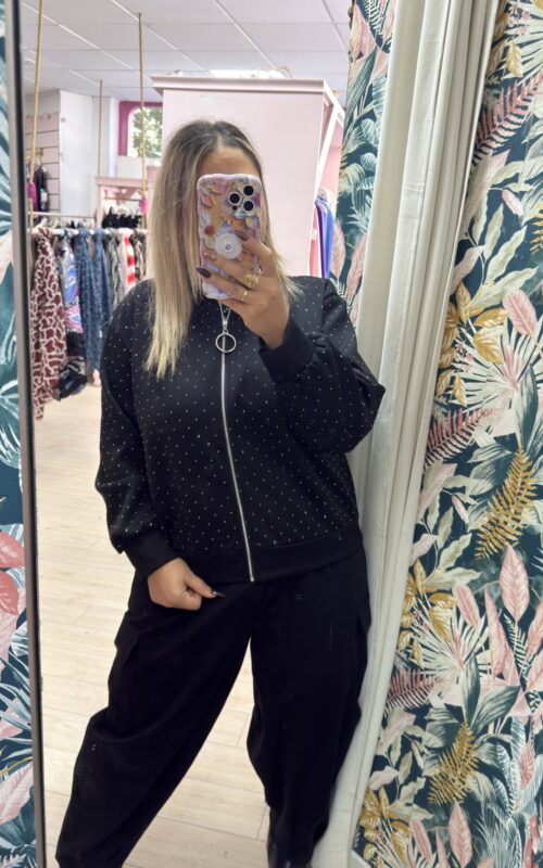 Bomber brilli cremallera