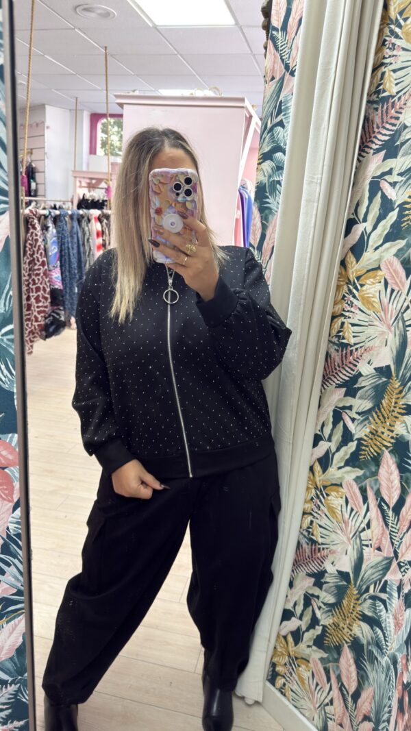 Bomber brilli cremallera