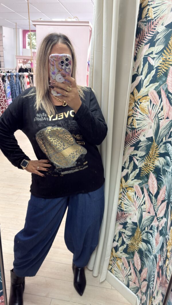 Pantalon algodon vaquero bombacho