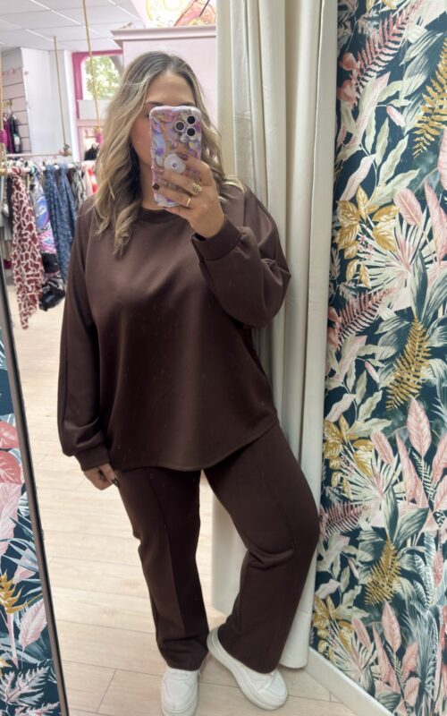Conjunto neopreno marron