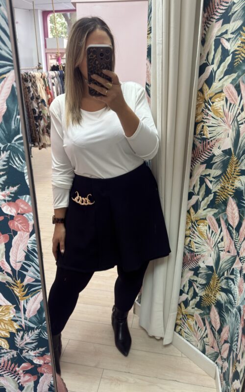 Camiseta licra fria blanca hombreras