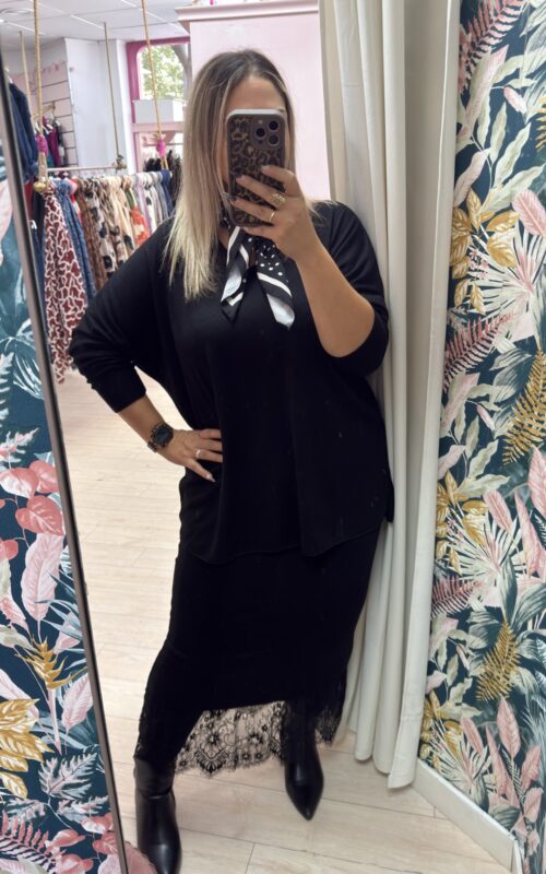 Jersey pañoleta negro