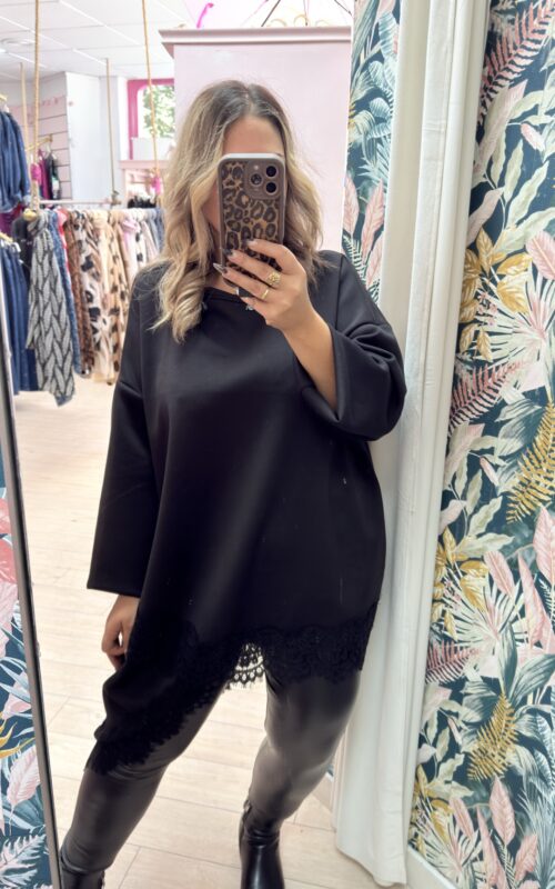 Sudadera super plus encaje abajo