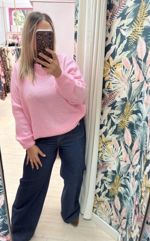 Jersey rosa chicle intermedio