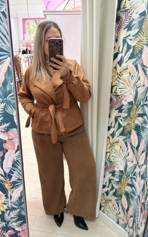 Chaqueta ante marron