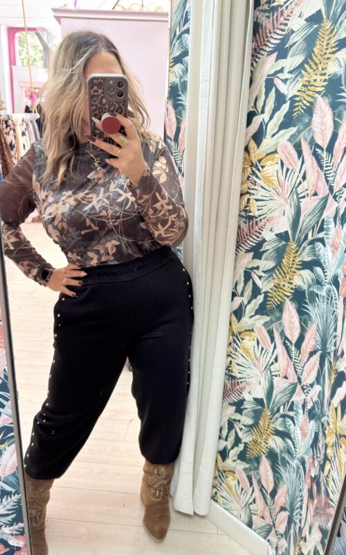 Body transparente flores