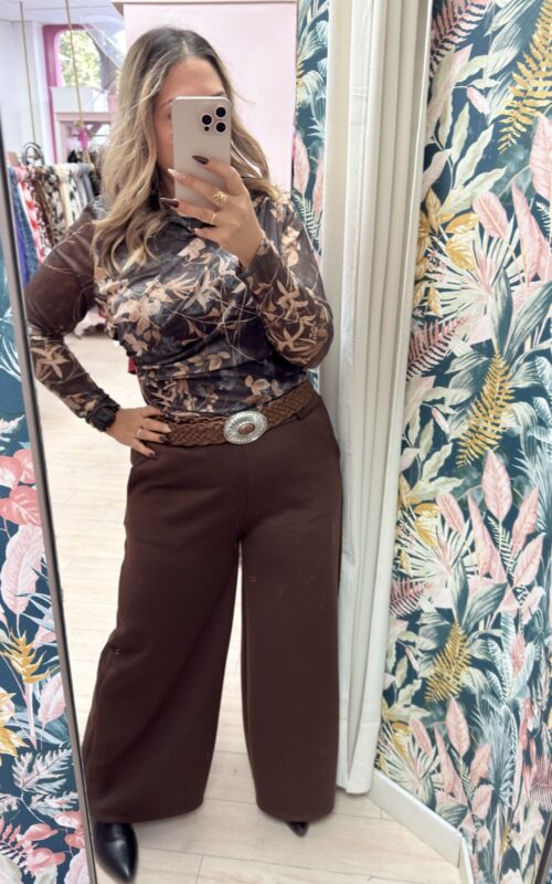 Pantalon pana intermedio