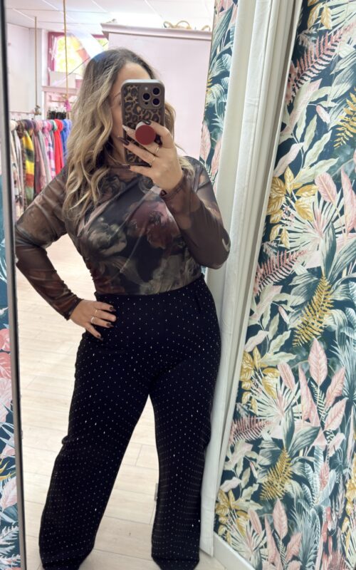 Body transparente flores