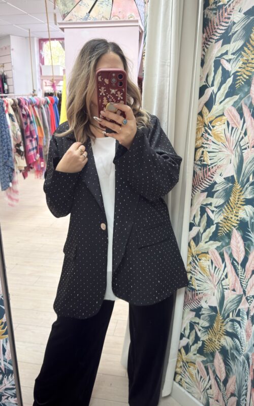 Chaqueta glitter grande