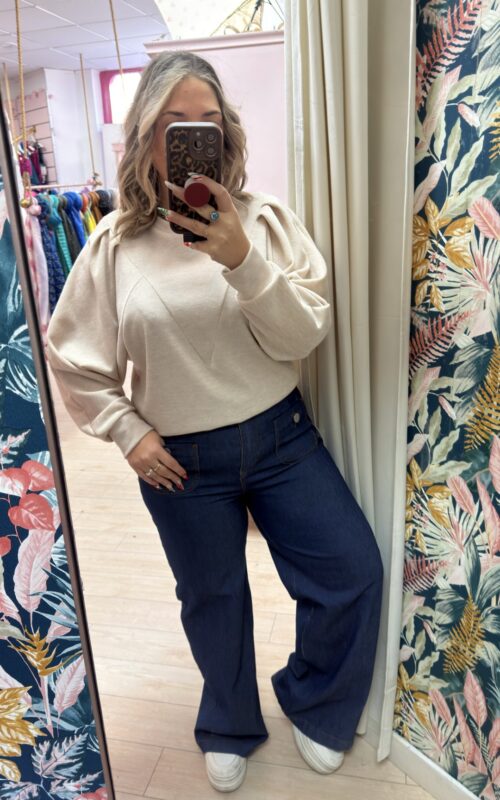 Jersey manga abombada