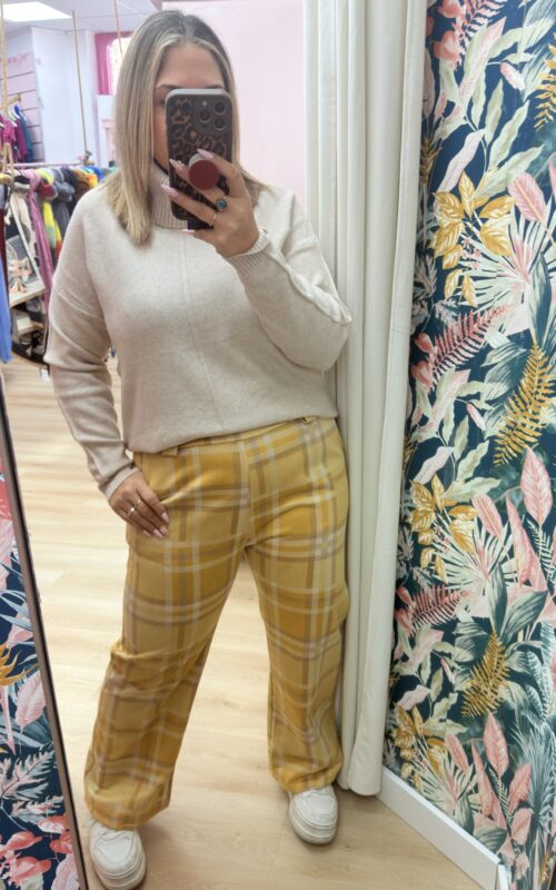 Pantalon cuadros intermedio