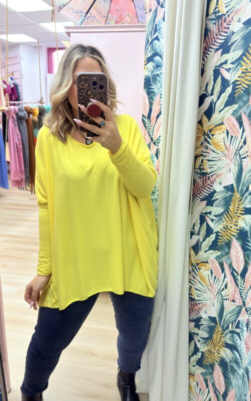 Jersey oversize amarillo