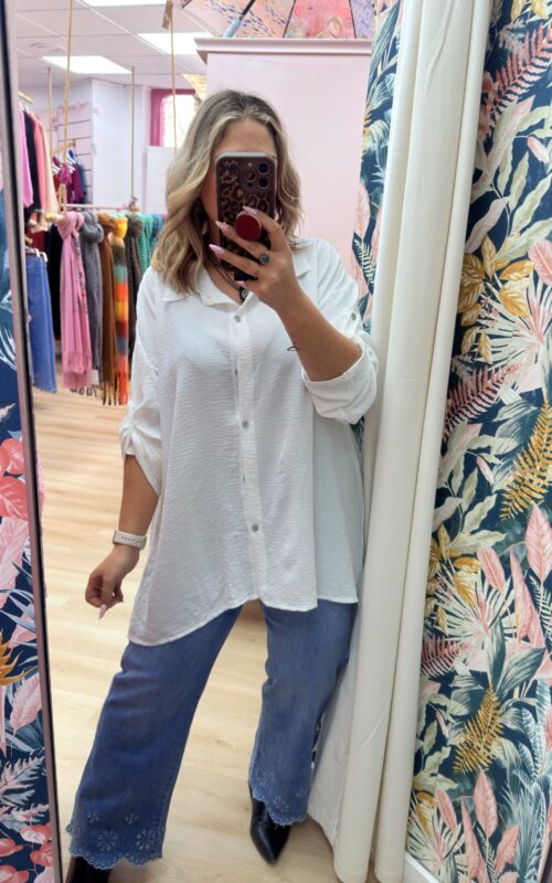 Camisa botones plisada (+colores)