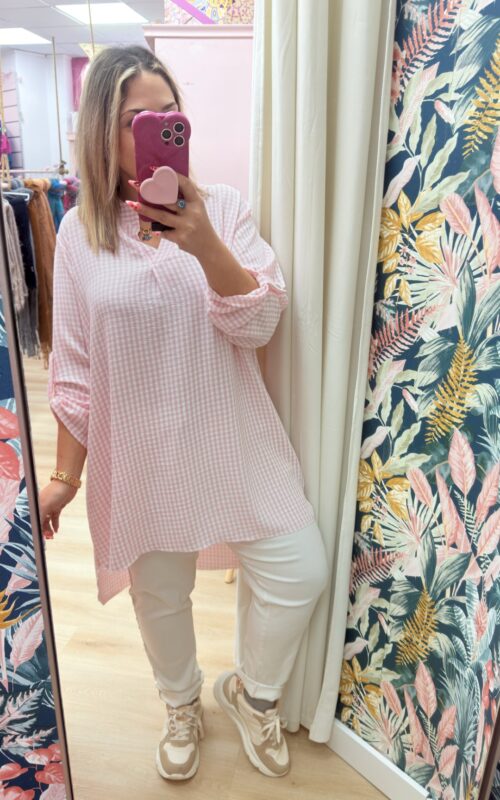 Camisa vichi rosa