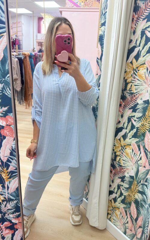 Camisa vichi celeste