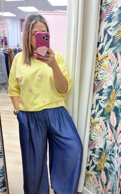 Pantalon super fluido vaquero