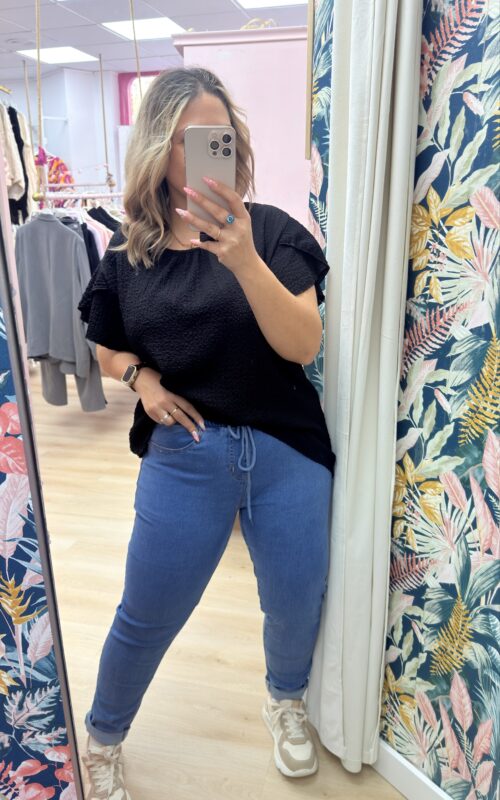 Vaquero goma pitillo