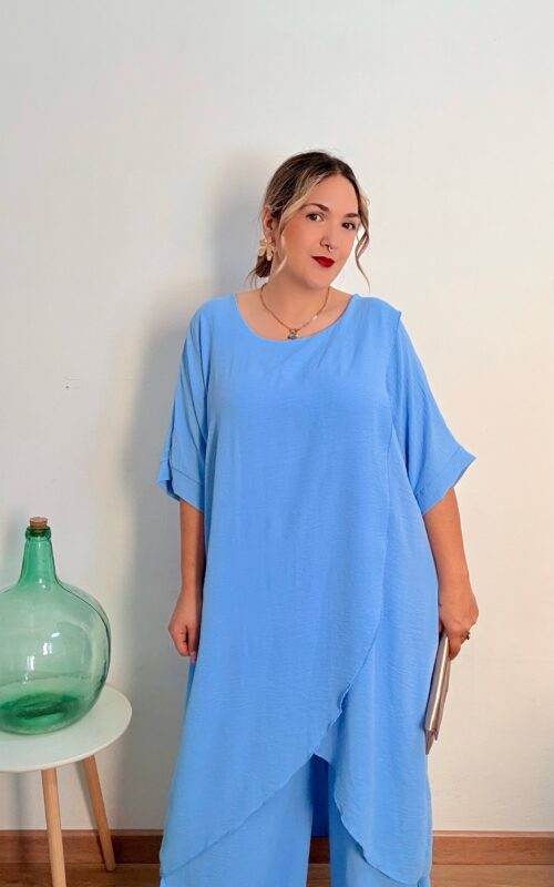 Conjunto capa grande celeste