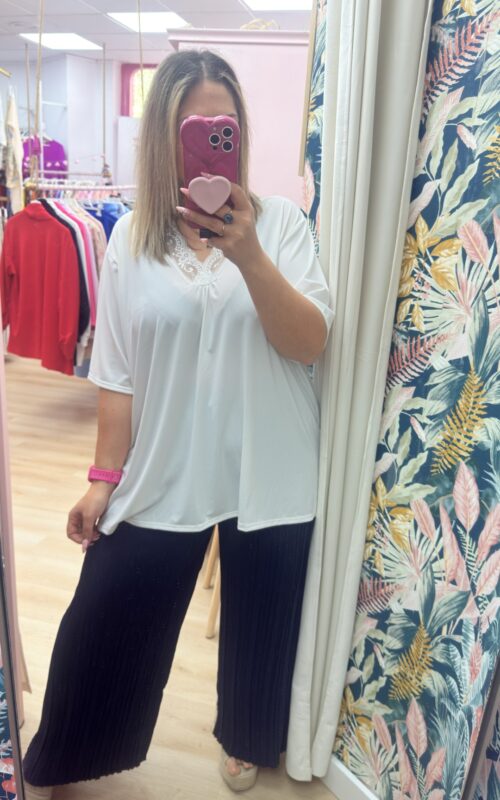 Camiseta licra fria encaje