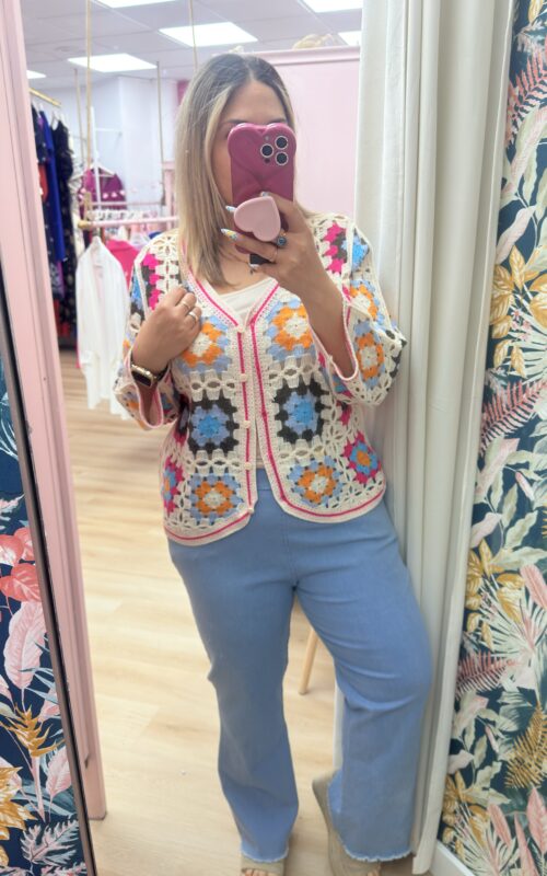 Pantalon campana claro