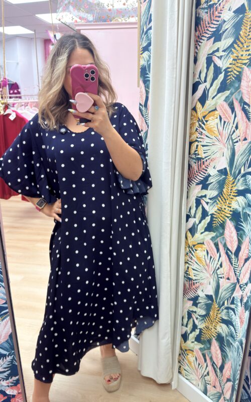 Vestido lunares vuelo