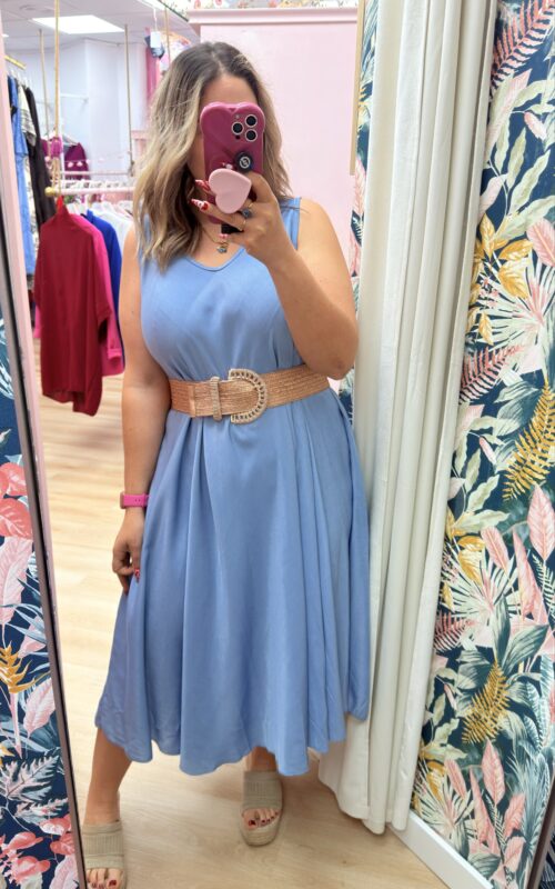 Vestido vaquero claro