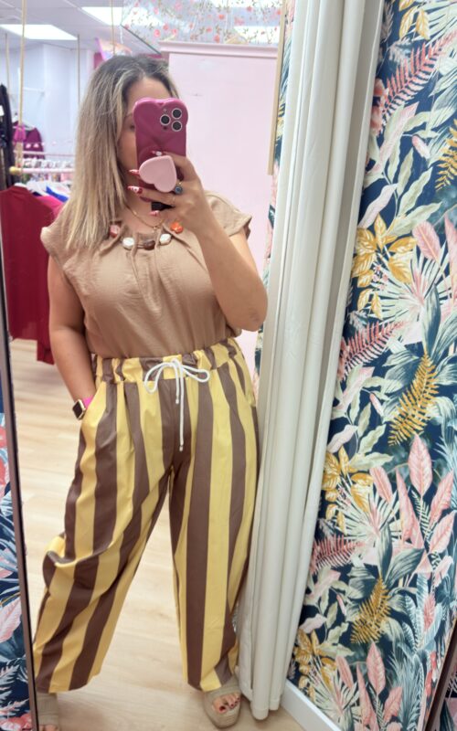 Pantalon  globo amarillo