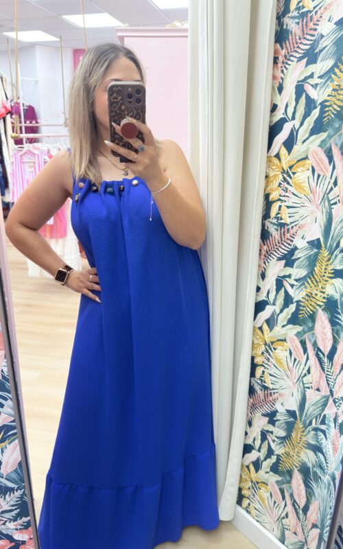 Vestido pedreria madera