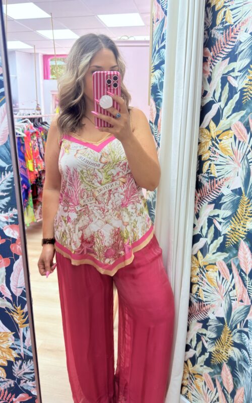 Pantalon seda colores