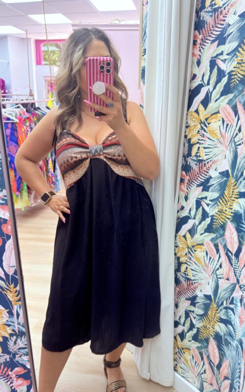 Vestido verano negro